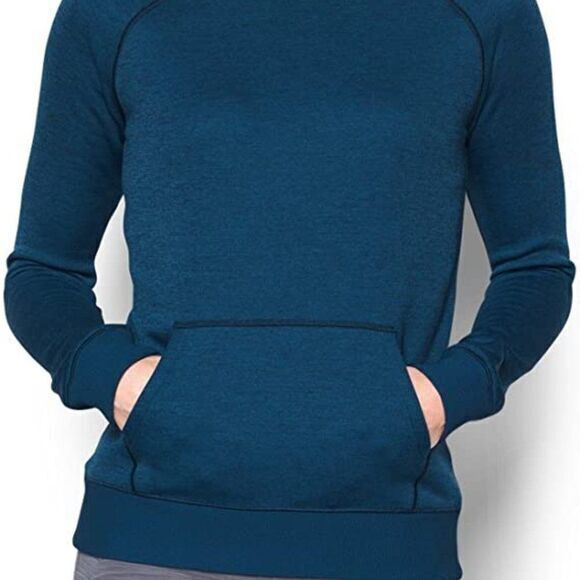 Under Armour 1299072 Storm Sweater Fleece Crew Blue Golf/Long Sleeve/WOMENS Sz S - Picture 7 of 7